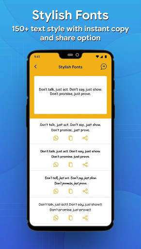 Stylish Fonts - Cool & Stylish Text Generator screenshot 2