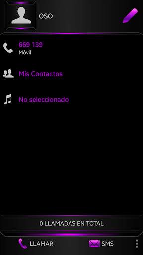 THEME DARKCITY PURPLE EXDIALER screenshot 4