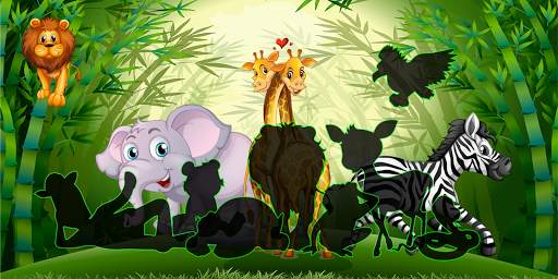 Kids puzzles, feed the animals, learn English screenshot 2