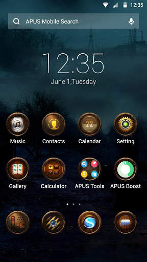 Steam age-APUS Launcher theme screenshot 1