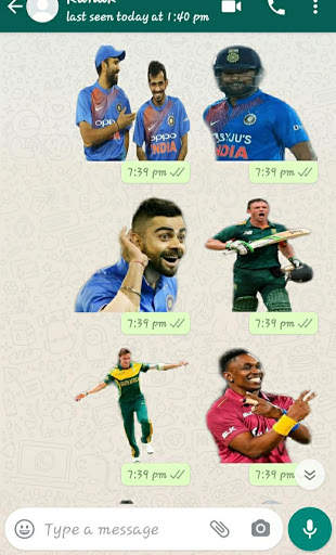 Funny Cricket Stickers for WhatsApp screenshot 4