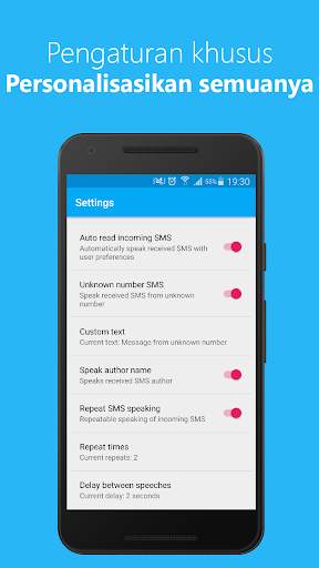 Pembaca SMS screenshot 3