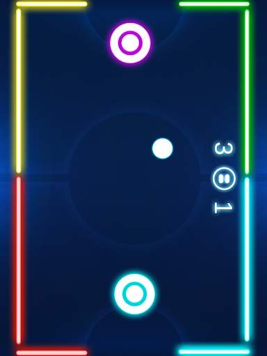 Hockey game - Neon Air Hockey screenshot 13