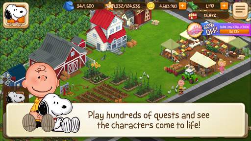 Snoopy's Town Tale CityBuilder screenshot 2