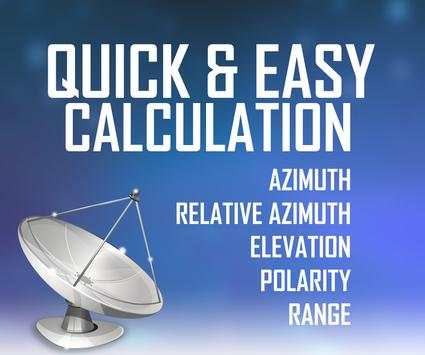 Satellite Dish Point Calculator screenshot 1