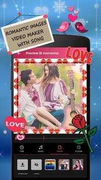 Romentic Image Video Maker With Song screenshot 3