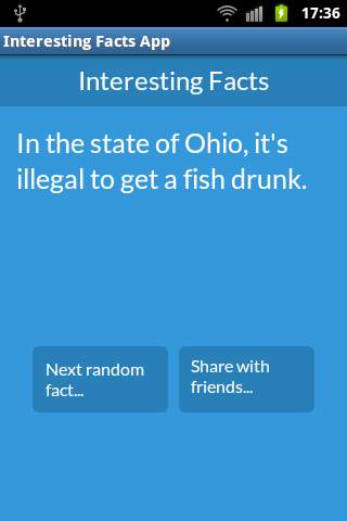 Interesting & Funny Facts App screenshot 2