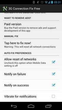 3G Connection Fix Free screenshot 2