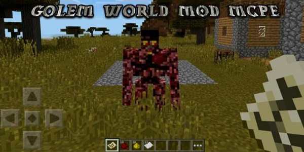 Golem World MOD MCPE screenshot 1