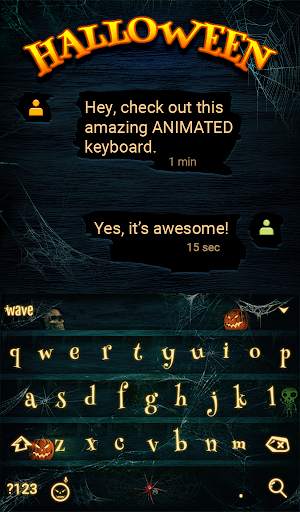 Halloween Animated Keyboard    स्क्रीनशॉट 3