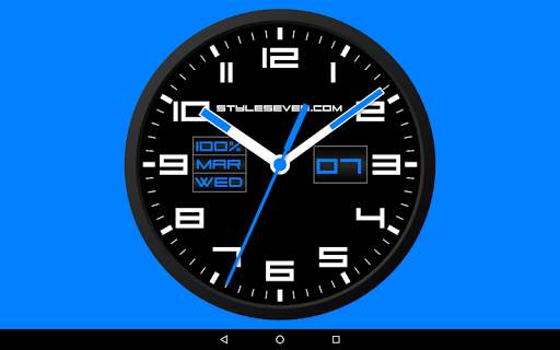 Square Analog Clock-7 screenshot 9