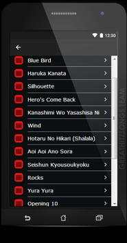 Naruto Songs & Lyrics, Update. screenshot 3