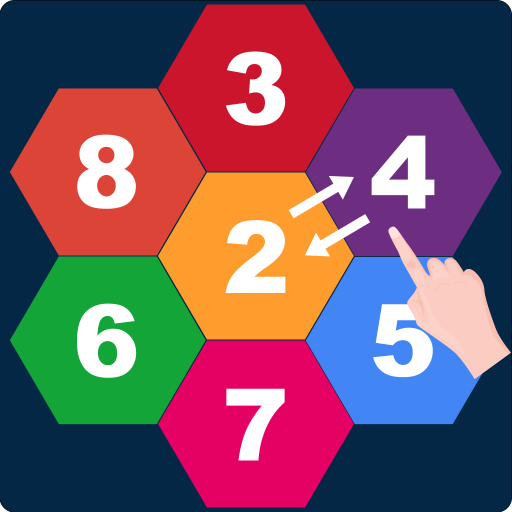 Swap n Merge Hexagons: Hexa Merge Puzzle icon