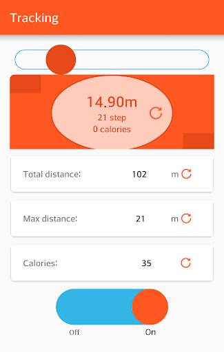 Distance Tracker स्क्रीनशॉट 1