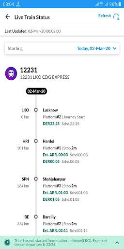Live Train Status, PNR Status, Fare & Live Station screenshot 1