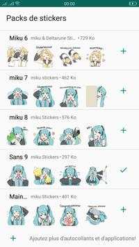 Stickers : Miku Stickers for WhatsApp screenshot 10