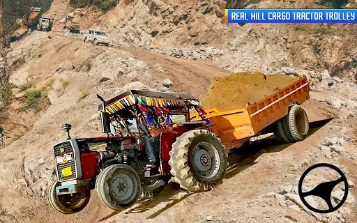 Tractor Trolley: Offroad Driving Tractor Trolley screenshot 3