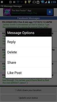 TXT Manager for Facebook screenshot 4