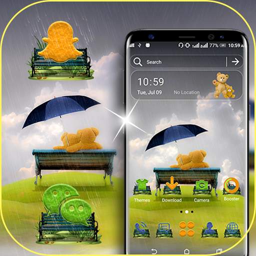 Rainy Teddy Launcher Theme 1.2