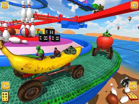 Superhero Apple Car Racing Games Android (Beta) screenshot 11