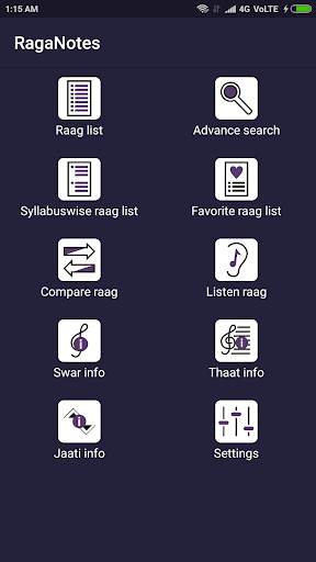 RagaNotes screenshot 1