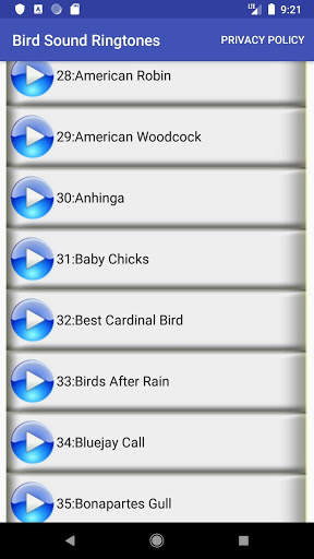 Bird Sound Ringtones: Bird call ringtones screenshot 8