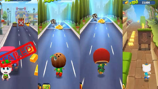 Tricks : Talking Tom Gold Run screenshot 4