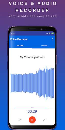 Voice Recorder and Editor 1 تصوير الشاشة