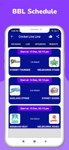 BBL 2022 Schedule & Live Score screenshot 2