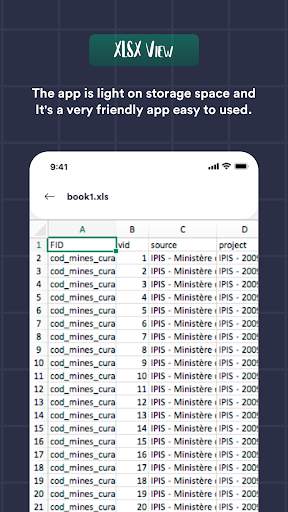 Xlsx File Reader & Xls File Viewer screenshot 1