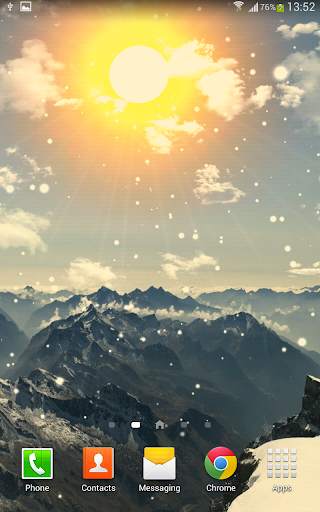 Winter Mountain Live Wallpaper screenshot 9