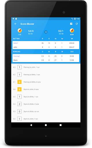 Cricket Scorer - Score Blower screenshot 10