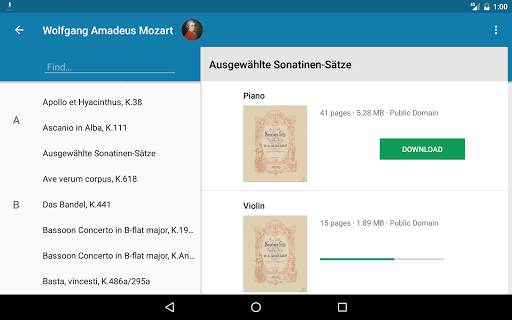 Scorefolder for IMSLP Petrucci screenshot 7
