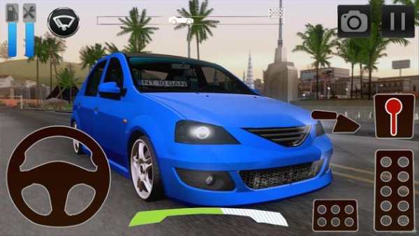 Car Driving Simulator Dacia screenshot 1