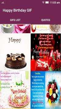 Happy Birthday GIF स्क्रीनशॉट 3