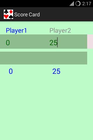 Rummy Score Card screenshot 1