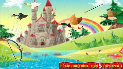 Real Duck Archery 2D Bird Hunting Shooting Game screenshot 2
