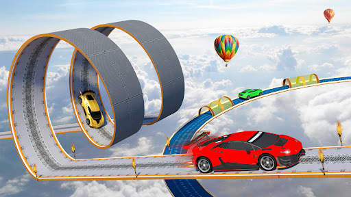 Racing Stunt Car Mustahil 3d screenshot 2