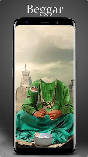 Beggar Photo Suit Editor screenshot 1