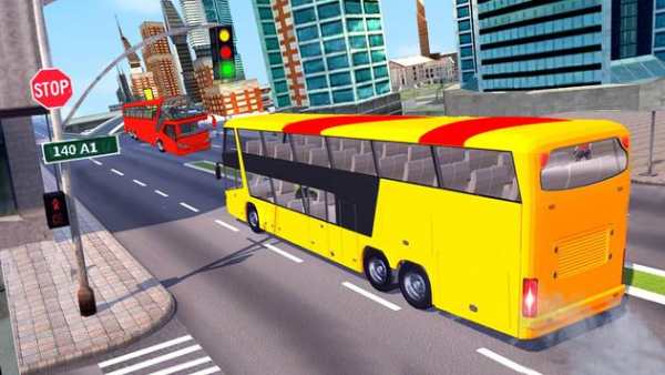 Urban City Bus Driver 3D Game 3 تصوير الشاشة