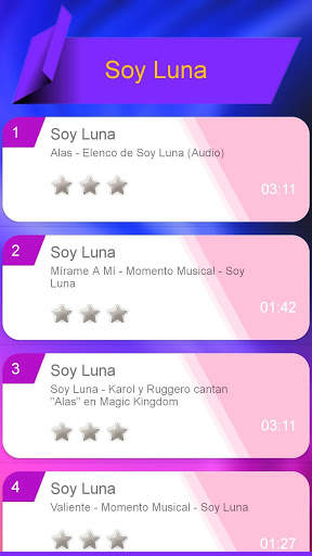 Piano Game - "Soy Luna" Girls 2020 screenshot 5