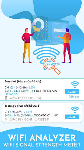WiFi Analyzer & WiFi Signal Strength Meter screenshot 1