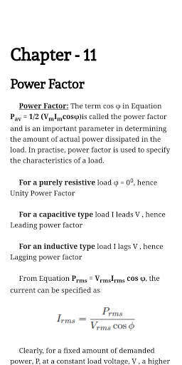 Basic Electrical Engineering 3 تصوير الشاشة