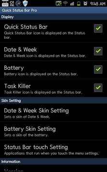 Quick Status Bar screenshot 2