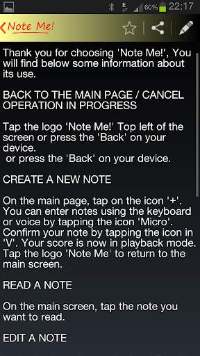 Note Me ! - Notepad screenshot 2