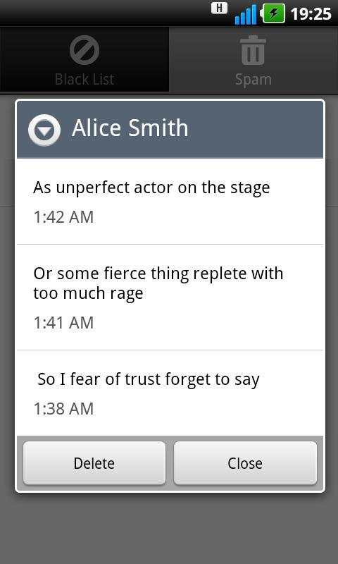 SMS Filter screenshot 5