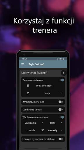 Camtronome - metronom i kamera screenshot 2