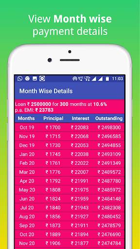 Easy EMI Calculator screenshot 2