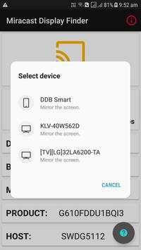 Miracast Display Finder 1 تصوير الشاشة