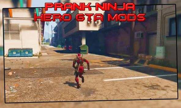 Prank ninja hero gta mods screenshot 1